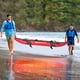 thumbnail image 4 of Costway Kayak inflable portátil para 2 personas con flotador de agua y remos de aluminio, asiento acolchado de EVA, color rojo, 4 of 5