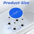 thumbnail image 6 of KEKOY Adjustable Shower Chair for Inside Shower, Round Bath Stool for Compact Showers and Tubs, Tool-Free Bath Chair for Elderly/Senior/Disabled/Pregnant, 6 of 9