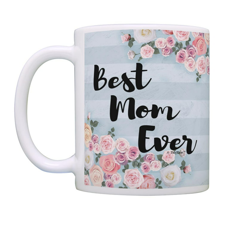 ThisWear Mom Mug Mom Heart Pie Chart Funny Mom Gifts Mom Appreciation Gifts  Busy Mom Coffee Cup Gifts for Moms Birthday 11 ounce Coffee Mug 