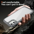 thumbnail image 3 of for iPhone 11 Clear Case, [Anti-Yellowing] [Military-Grade Drop Protection] Transparent Slim Lightweight Anti-Scratch Phone Case for iPhone 11 Shockproof Bumper Cover, Gray, 3 of 8