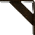 thumbnail image 4 of Ekena Millwork 2"W x 8"D x 8"H Traditional Steel Bracket, Antiqued Bronze, 4 of 13