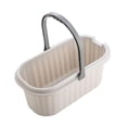 thumbnail image 2 of Cubo de agua Cubo de lavado portátil Cesta práctica Cubo de trapeador rectangular duradero Gris, 2 of 9