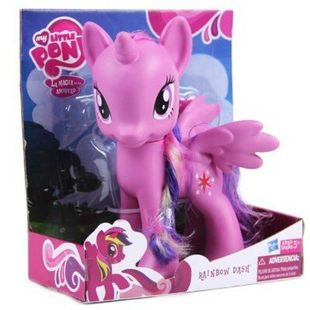 Juguetes de My Little Pony de 22cm para colección de niños, modelos de figuras de acción, figuras de princesas de arco iris dragado de unicornio, regalos zhangmengya LED