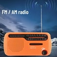 Nhthy Hand Crank Emergency Radio with AM/FM/SW and Flashlight, Portable