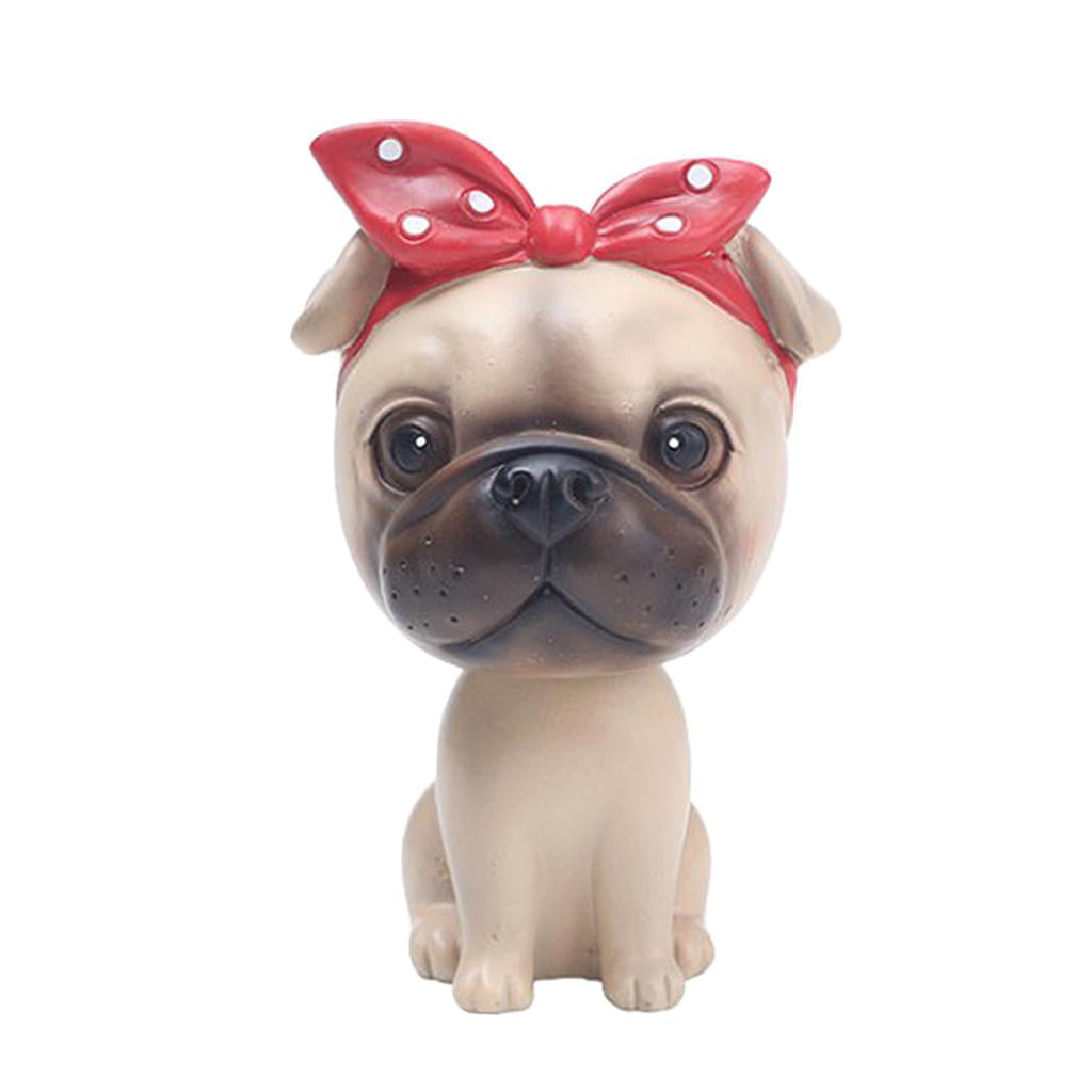 8 Styles Vinyl Nodding Puppy Shaking Head Dog Dashboard Ornament Car Swing Toys 