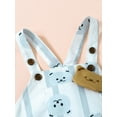 thumbnail image 6 of Bagilaanoe Toddler Baby Girl Boy Summer Jumpsuit Sleeveless Bear Print Romper Pleated Overalls 6M 12M 18M 24M 3T Kids Long Pants Casual Outfits, 6 of 9