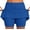 Blue, variant on Athletic Skorts for Women High Waist Tummy Control Golf Tennis Skirts Summer Causal Solid Shorts with Pockets, L