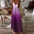thumbnail image 1 of Liquidation d'Été 2025! Robe pour Femmes Grande Taille, Liquidation de Robes d'Été pour Femmes, Robe d'Été Décontractée pour Femmes à Plis Imprimée Camis Sans Manches à Col en V, 1 of 5