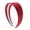 Maroon, variant on Red 2 inch Wide Satin Hard Headband with No Teeth