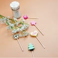 thumbnail image 4 of Inteprter 100 piezas de palitos de papel de caramelo, varillas de Chocolate portátiles, Kit surtido, poste de azúcar, fabricación de postres, accesorio Herramientas y accesorios para hornear 10cm Inteprter  HA3265-01B, 4 of 6