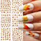 thumbnail image 2 of Pegatinas para uñas autoadhesivas en 3D con hojas de arce doradas y otoñales, pegatinas autoadhesiva, 2 of 7