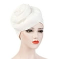 thumbnail image 4 of Women Muslim Hijab Big Flower Turban Cancer Chemo Hat Bonnet Headbands Hair Loss Wrap Cap, 4 of 7