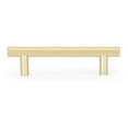 thumbnail image 3 of Confluence RK30609BB 10-pack Cabinet Knurled Pull, 96 mm, Brushed Brass, 3 of 4