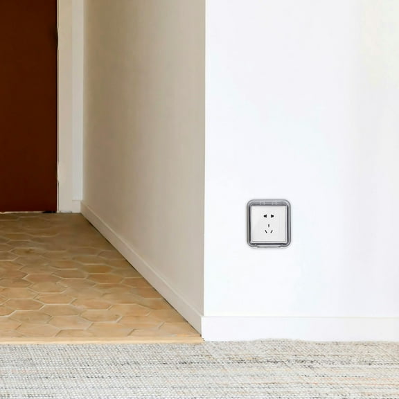 WEAVILUX Weatherproof Electric Outlet Cover Material Outdoor Black 1Pack