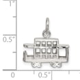 thumbnail image 2 of Beautiful Sterling Silver Caboose Charm, 2 of 2