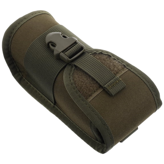 TEHAUX Hard Shell Safety Glasses Case in Dark Green Fabric and Plastic, Protective Eyewear Storage for Outdoor Use