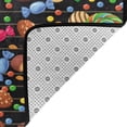 thumbnail image 4 of Lollipop Candy Chocolate Bean Print Shaggy Area Rug, Rugs for Living Room Bedroom Non Slip Door Mat Indoor Carpet Machine Washable Nursery Home Decor Floor Mats for Entryway 60x39in-#, 4 of 5