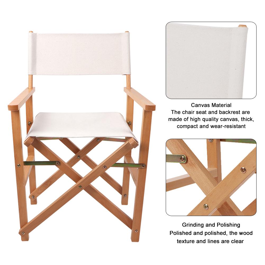 folding wooden camp stool