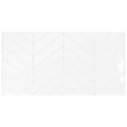thumbnail image 1 of Smart Tiles Peel and Stick Backsplash, 5 Adhesive Tiles, Chevron Xl White,, 1 of 1