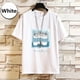 thumbnail image 3 of Camiseta con estampado de dibujos animados japoneses para hombre, camiseta holgada, transpirable, de talla grande, SummerGreyL, 3 of 3