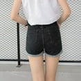 thumbnail image 3 of Shorts en Denim à la Mode, Assortis à Tout, Shorts en Jean d'Été Taille Haute pour Femmes, 3 of 5