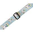 thumbnail image 2 of Levy's MPJR-005 1.5" Adjustable Printed Kids Guitar & Bass Strap Unicorn Blue, 2 of 3