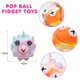 thumbnail image 2 of Bolas pop con forma de animal sin besos de Fidget Toys, paquete de 18 unidades, para niños, 2 of 5