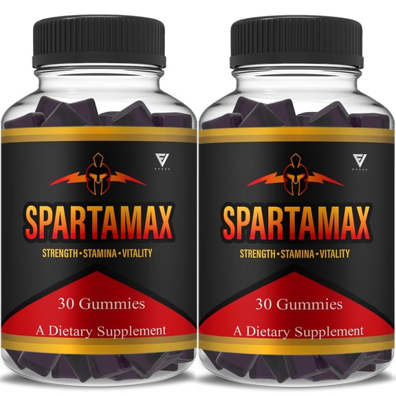 (2 Pack) Spartamax Performance Gummies, Spartamax Advanced Daily Support and Energy Supplement (2 Month Supply)