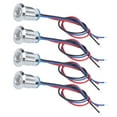 thumbnail image 4 of Dual Color Led Round Led Led Indicator 4 Sets PreWired Round LEDs Waterproof Metal 2Color Indicator Common Cathod 12mm 1224V, 4 of 8
