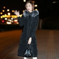 thumbnail image 4 of Guzom Womens Winter Coats- Hooded Warm Long Sleeve Long Casual Winter Jackets Black, 4 of 4