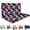 Pink Flower, variant on Outdoor Loveseat Cushions, Fade-Resistant Patio Bench Cushion with Backrest, Lounge Seat back Pads 48*42*3.5in