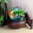 thumbnail image 2 of Lishi Lucky Fish Feng Shui Mini Desktop Fountain - Home Decoration (EU Plug 220-240V), 2 of 11