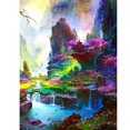 thumbnail image 1 of Cuadros Decorativos Kit de pintura de diamante 5D DIY Montañas Aguas Taladro redondo completo Mosaico Imagen Arte Likrtyny embutido en tela, 1 of 9
