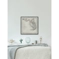 thumbnail image 3 of Marmont Hill Vintage Map of Florida Framed Wall Art, 3 of 6