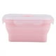 thumbnail image 2 of Contenedor de almacenamiento de alimentos de silicona no tóxico portátil contenedores de almuerzo de silicona para refrigeradores de camping hornos de microondas lavavajillas, 2 of 8