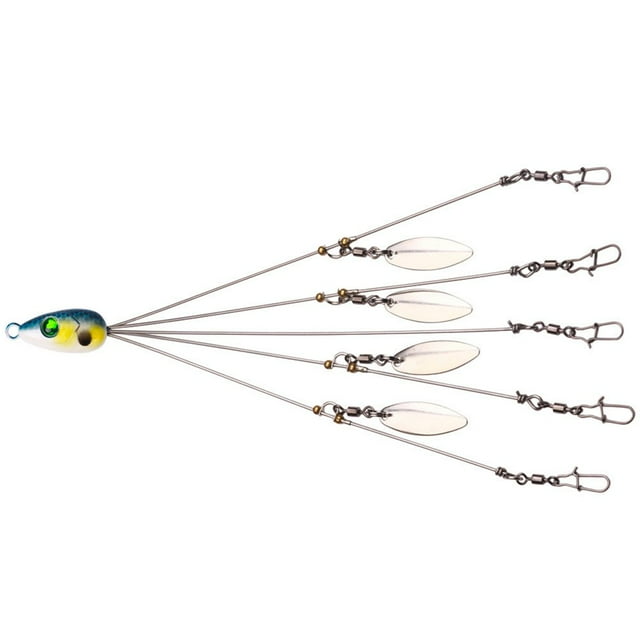 5 Arms Fishing Rig Alabama Rig Head Fishing Trip 18g Weight 22cm Length Fast Spinner Feature Big Fish Catching