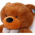 thumbnail image 3 of Joyfay 91 inch Dark Brown Giant Stuffed Teddy Bear Animal Plushie Plush Toy for Adults Children Christmas Wedding Anniversary Birthday Valentine's Day Gift, 3 of 6