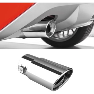 Universal Car Vehicle Stainless Steel Tail Throat ... – Vicedeal