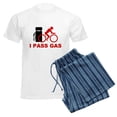 thumbnail image 6 of CafePress - I PASS GAS Bicyclist Men's Light Pajamas - Men's Light Loose Fit Cotton Pajama Set, 6 of 7