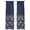Navy Blue, variant on Boho Navy Blue Flower Sheer Curtains 96 Inch Length 2 Panels Set Window Treatments, Abstract Bohemia Pesley Floral Rod Pocket Semi Curtains for Living Room/Bedroom/Kitchen Décor, 104"W x 96"L