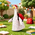 thumbnail image 3 of Ouuluon Porch Goose Outfits, Lightweight Cute Soft Outfit Custom, 23 inch Statue Clothing for Yard Patio Garden Balcony Indoor Outdoor Display, 3 of 6