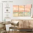 thumbnail image 5 of Elephant Stock Blush Seascape Wall Art - Horizontal Multi Panel Canvas - Living Room Wall Decor - Abstract Multi Panel - Pink And Orange Decor By Cynthia Coulter - 45" x 28", 5 of 8