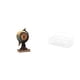 thumbnail image 1 of Reloj De Mesa Moderno Con Figura De Globo Terráqueo Y Cesta Organizadora De Pared Metálica Para Oficina, Dormitorio, Cocina, Baño, Estantería, Sala De Estar, Decoración Y Almacenamiento., 1 of 8