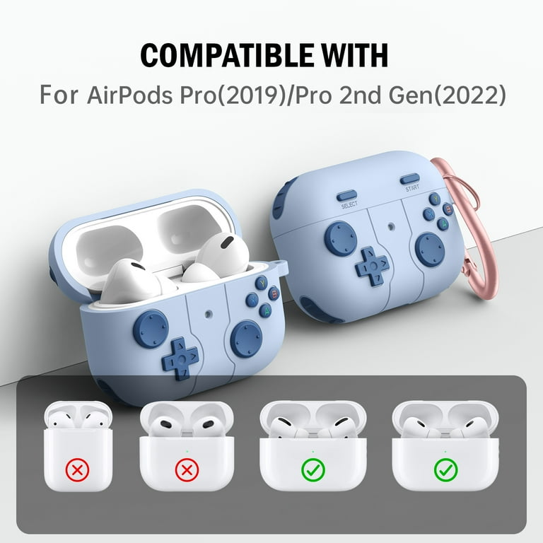 HZEWLS Controller Shaped Earphone Case Anti-drop Soft Cover for Apple Airpods Pro 2/Pro (Light Blue) - Walmart.com HZEWLS Controller Shaped Earphone Case Anti-drop Soft Cover for Apple Airpods Pro 2/Pro (Light Blue) - Walmart.com