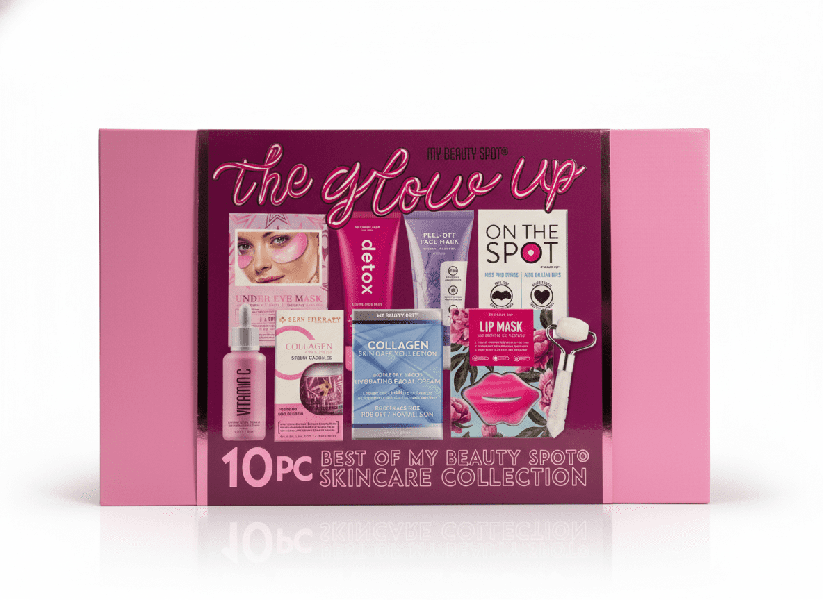 "The Glow Up" 10-piece skincare collection set by My Beauty Spot