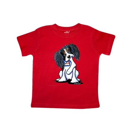

Inktastic Tri Color King Charles Spaniel Gift Toddler Boy or Toddler Girl T-Shirt