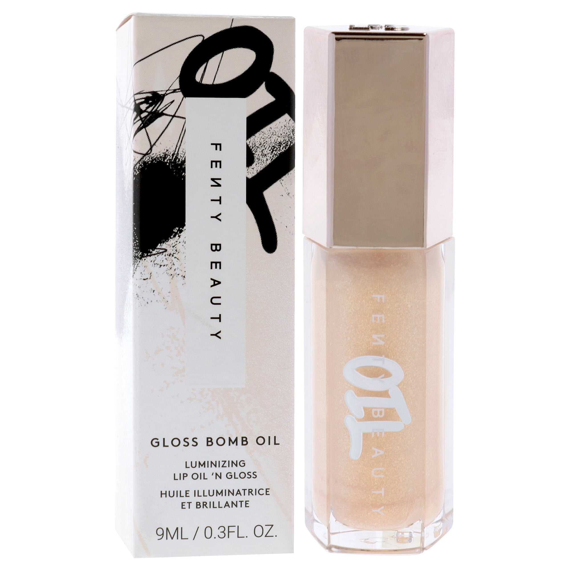 Gloss Bomb Luminizing Lip Oil N Gloss - 07 Superfine Suga by Fenty Beauty for Women - 0.3 oz Lip Gloss