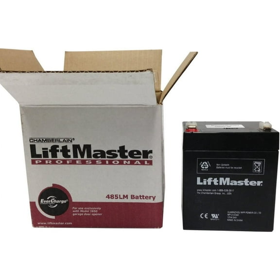 Chamberlain Liftmaster 485LM Battery LiftMaster Garage Door Openers 485LM Battery Backup, OEM