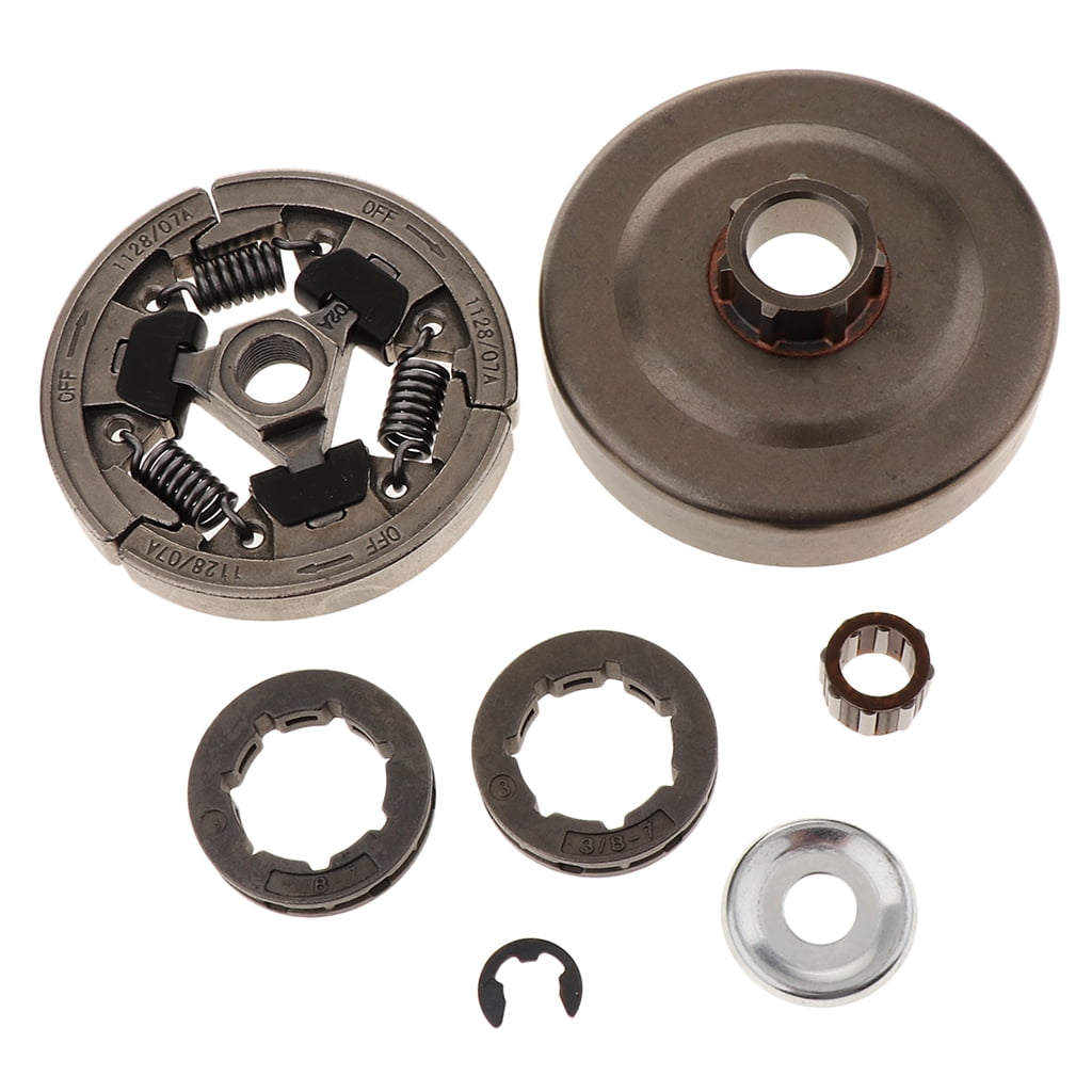 Fzaqwen 3/8 Inch 7T Clutch Drum Bearing Kit for 036 MS360 Lawn Mower Replacement Parts