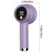 thumbnail image 2 of Quitapelusas Recargable Por Usb, Afeitadora de Telas con Pantalla Táctil, Herramienta de Depilación 2 En 1, Silenciosa, Cuchilla de Acero Inoxidable, Portátil, Tamaño de Viaje, Morado, Artículo Esenc, 2 of 7